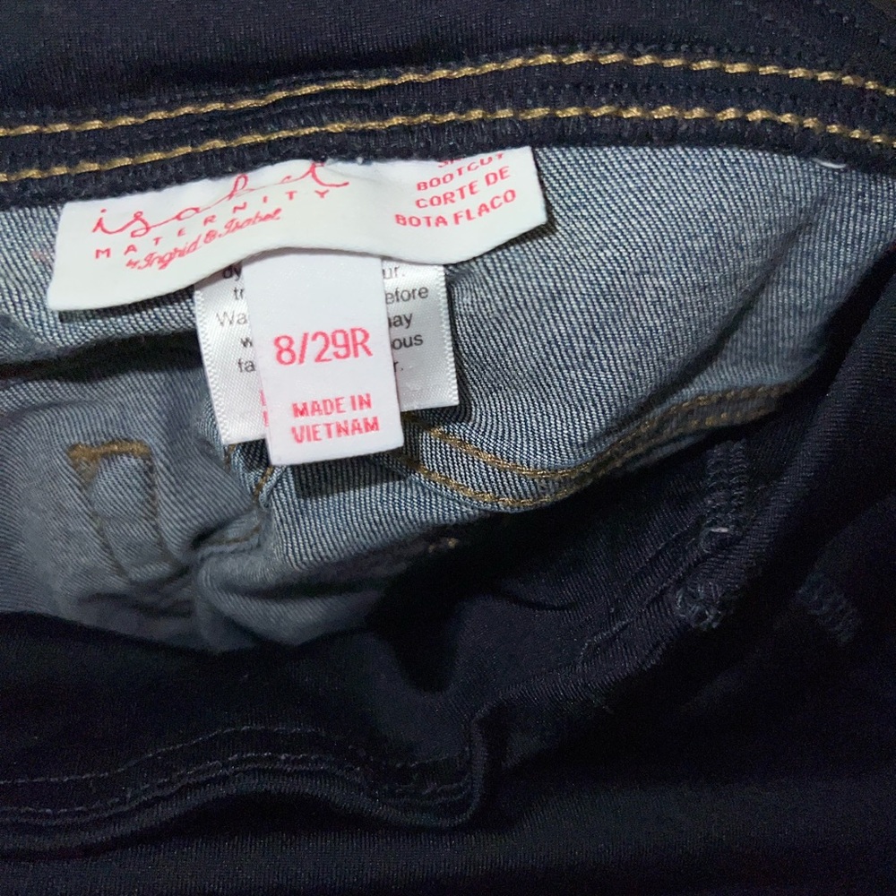 Isabel Maternity by Ingrid & Isabel Women's Black Jeans